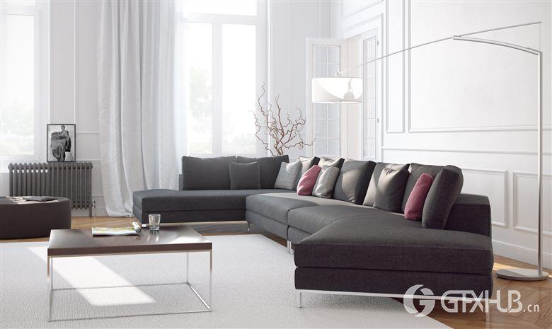 134个专业高品质组合沙发3D模型 Evermotion – Archmodels Vol.129