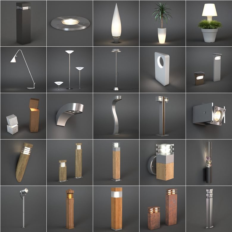 116个高度详细灯具3D模型 Evermotion – Archmodels Vol.107