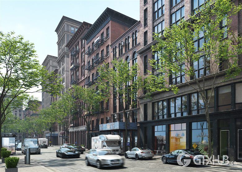 57个专业高度详细纽约风格建筑3D模型 Evermotion – Archmodels Vol. 215