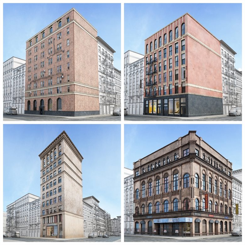 57个专业高度详细纽约风格建筑3D模型 Evermotion – Archmodels Vol. 215