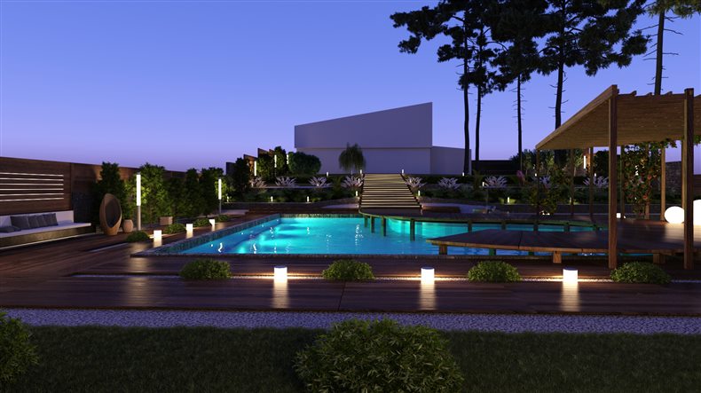 20个高品质花园景观3D模型 Evermotion - Archmodels Vol.212