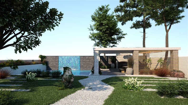 20个高品质花园景观3D模型 Evermotion - Archmodels Vol.212