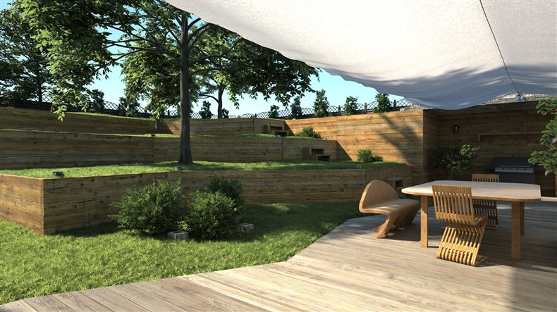 20个高品质花园景观3D模型 Evermotion - Archmodels Vol.212