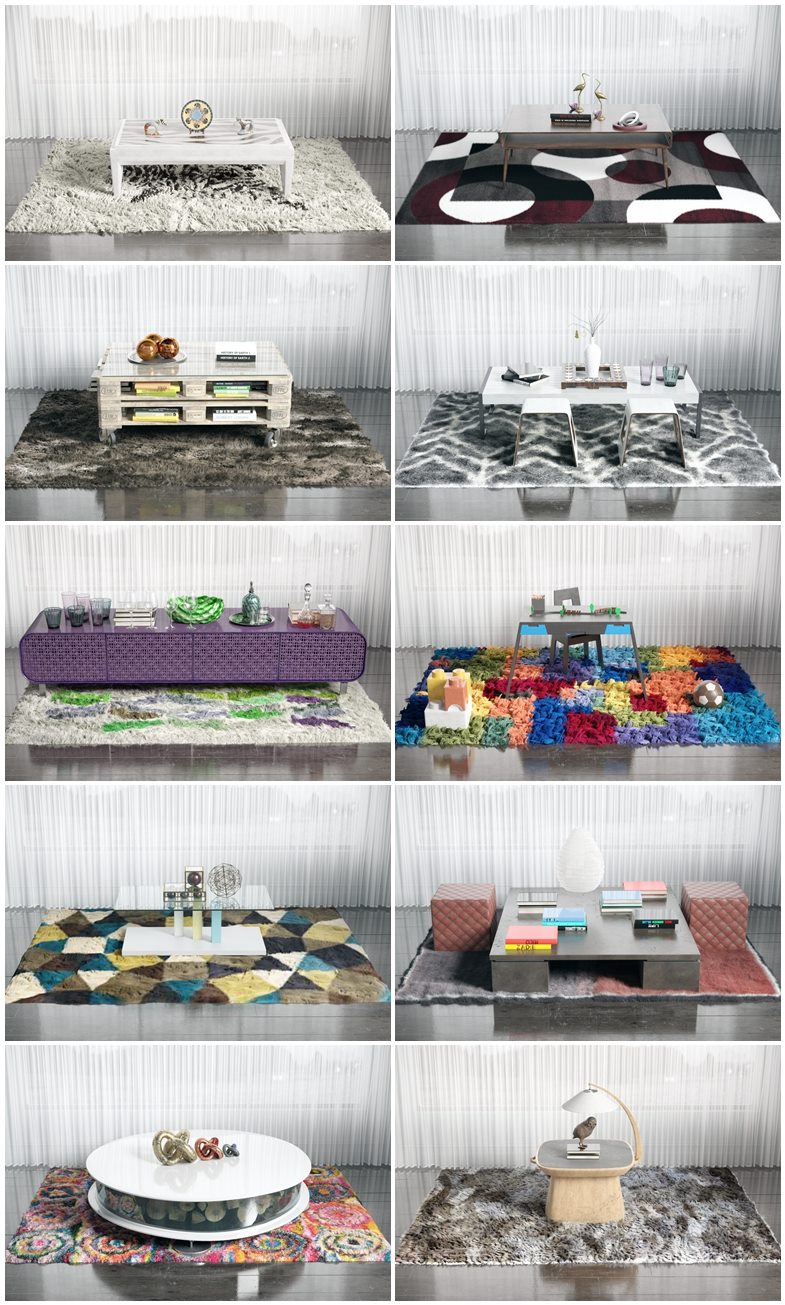 60个专业高品质的地毯、毛皮和家具3D模型 Evermotion - Archmodels Vol.202