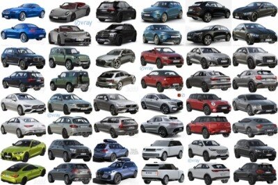 3DSky Pro 45套高精度汽车3D模型合集2.35GB (MAX\OBJ\FBX)