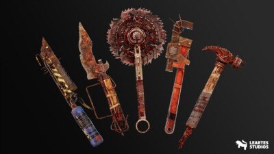 UE后世界末日近战武器资产 Post Apocalyptic Melee Weapons VOL.1