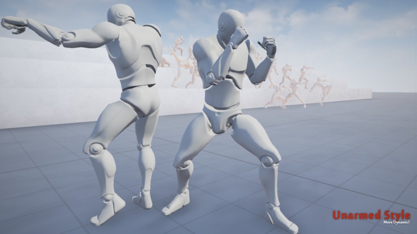 UE虚幻引擎 武术格斗游戏资产 Martial Arts Fight Game