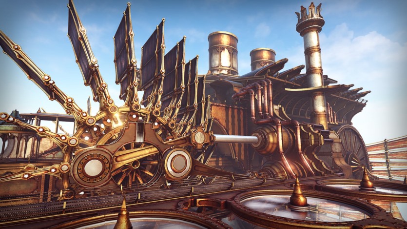 UE虚幻引擎 - 蒸汽朋克飞艇游戏资产 Steampunk Airship