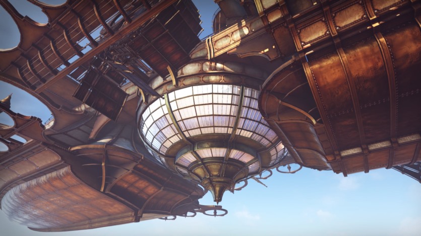 UE虚幻引擎 - 蒸汽朋克飞艇游戏资产 Steampunk Airship
