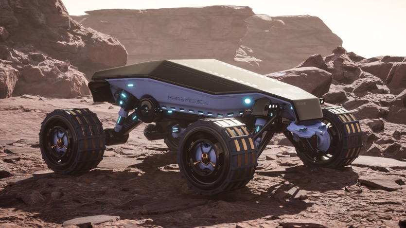 UE虚幻可驾驶火星车资产 Driveable Mars Rover