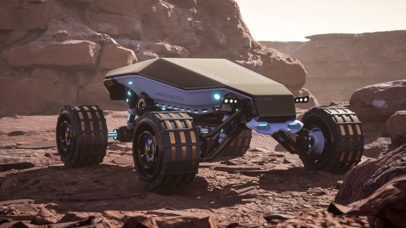 UE虚幻可驾驶火星车资产 Driveable Mars Rover