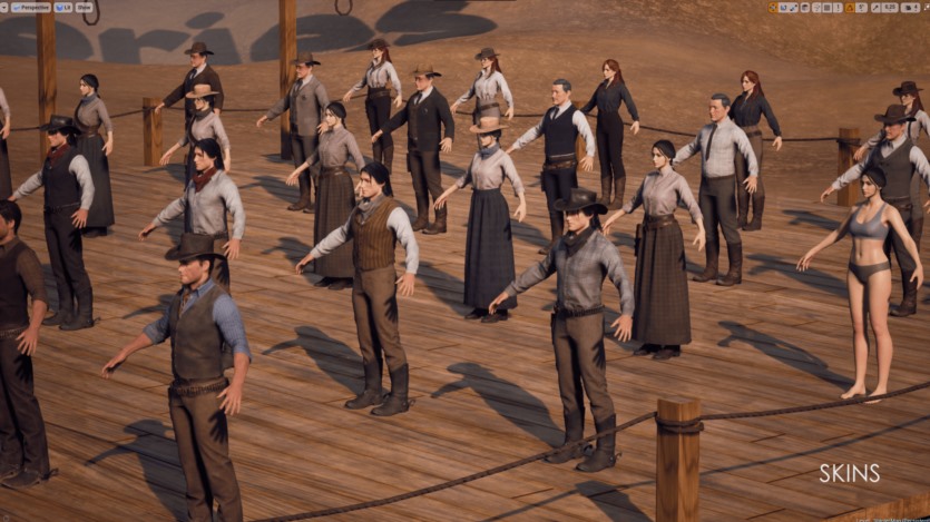 狂野西部角色包-冒险,生存,幸存者,角色扮演,射击,动作 Western Characters Pack-Wild West,Adventure,Survival,Survivor,RPG,Shooter,Action