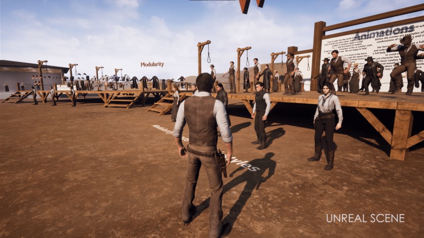 狂野西部角色包-冒险,生存,幸存者,角色扮演,射击,动作 Western Characters Pack-Wild West,Adventure,Survival,Survivor,RPG,Shooter,Action