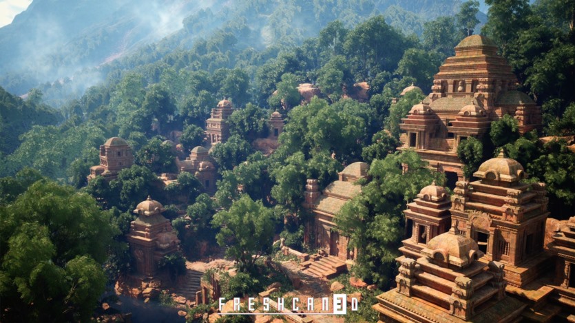 UE虚幻引擎古寺庙游戏场景资产 Ancient Temple Environment
