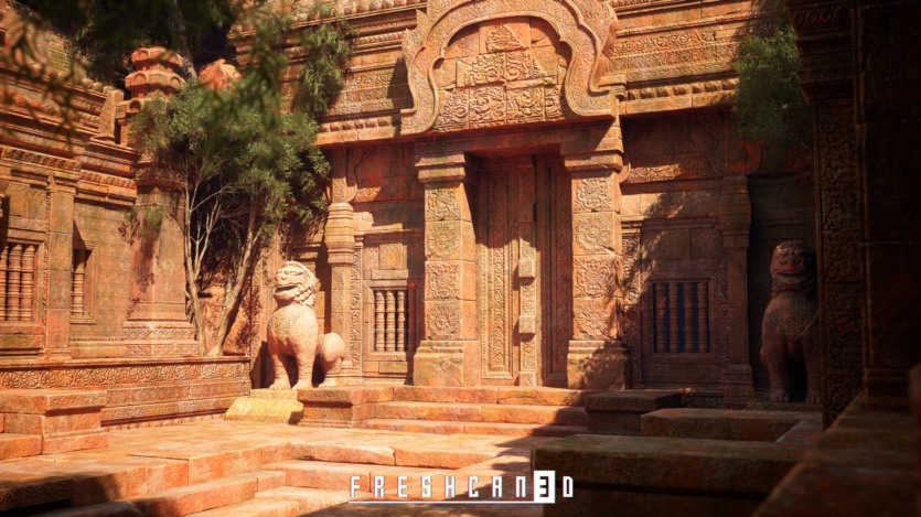 UE虚幻引擎古寺庙游戏场景资产 Ancient Temple Environment