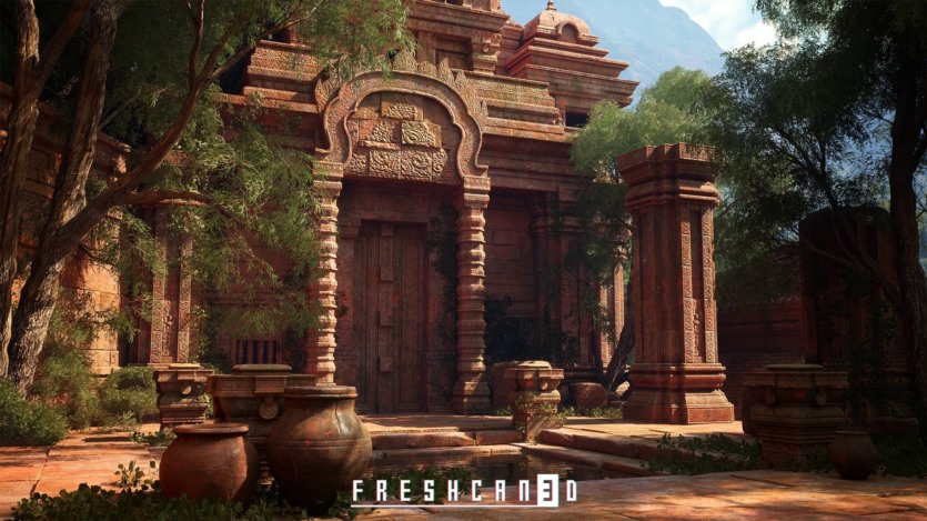 UE虚幻引擎古寺庙游戏场景资产 Ancient Temple Environment
