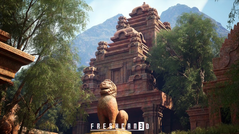 UE虚幻引擎古寺庙游戏场景资产 Ancient Temple Environment