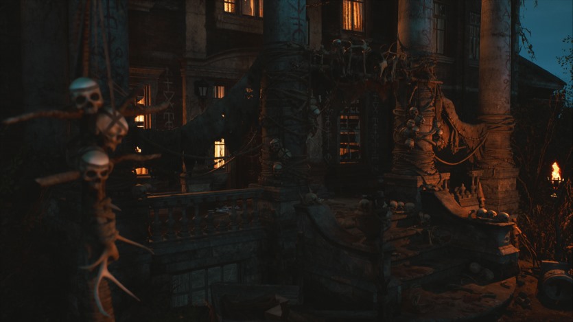 后世界末日大厦阿尔伯特庄园（日夜照明）Post Apocalyptic Mansion Albert Manor (Day and Night Lighting)
