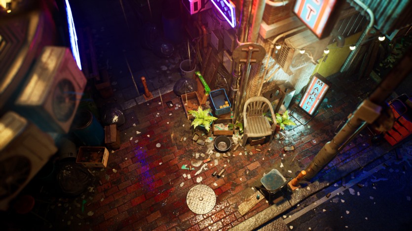 UE虚幻引擎 雨天霓虹街道模块化套件 Rainy Neon Streets