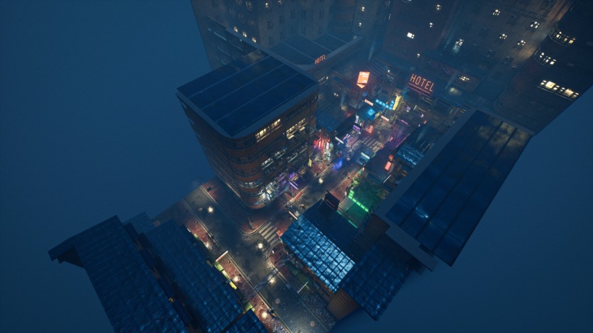 UE虚幻引擎 雨天霓虹街道模块化套件 Rainy Neon Streets
