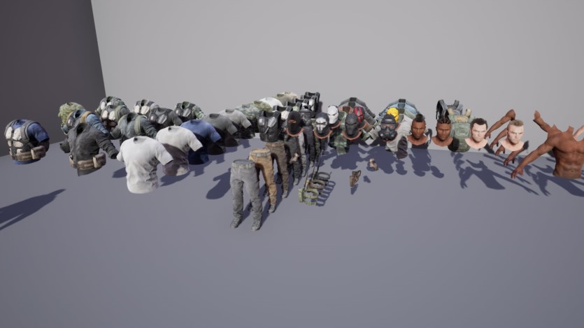 UE男性超级写实角色包资产 Male Mega Realistic Character Pack 01
