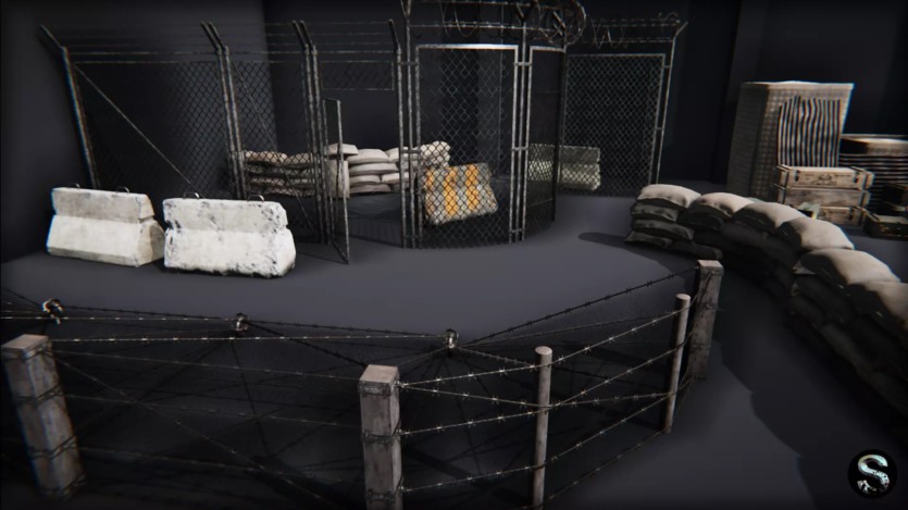 Unity战争游戏军事道具包资产 Military Props Pack