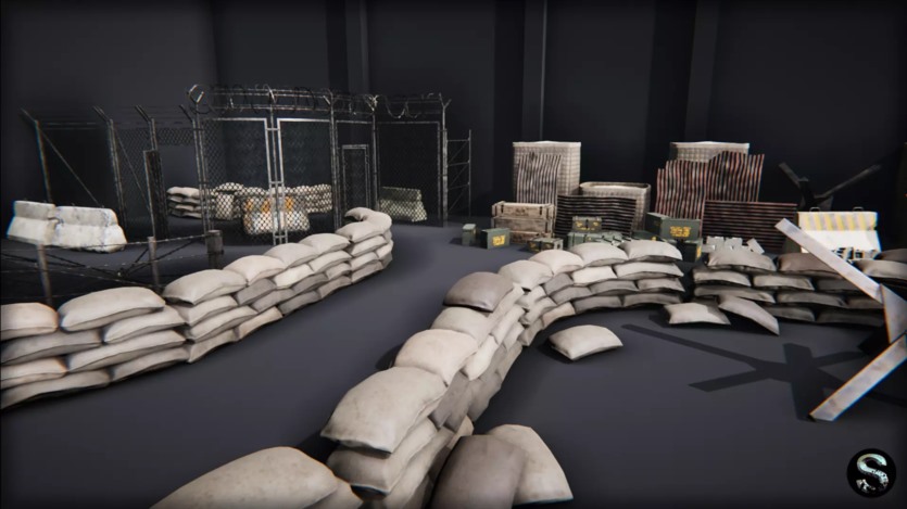 Unity战争游戏军事道具包资产 Military Props Pack