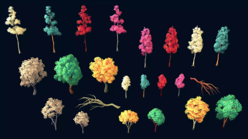 风格化卡通幻想自然环境包 为您的游戏添加美丽的环境 Toon Fantasy Nature