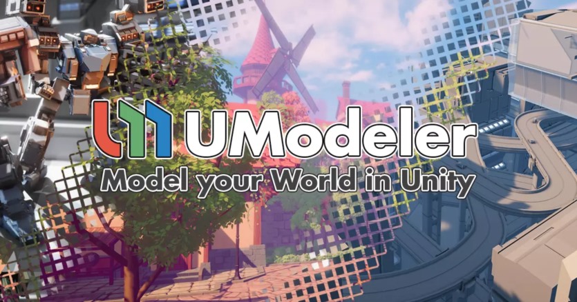 Unity扩展松快速制作模型和游戏关卡原型 UModeler - Model your World v2.11.1