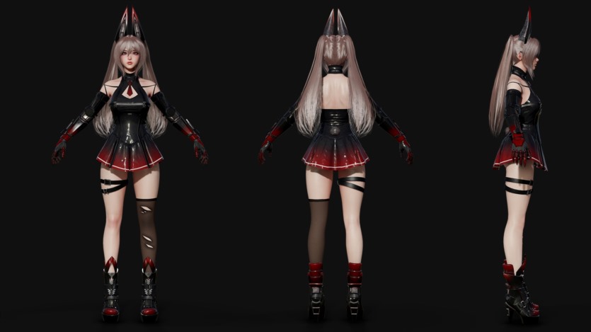 UE虚幻引擎兔女郎3D模型资产 Cosmo Bunny Girl