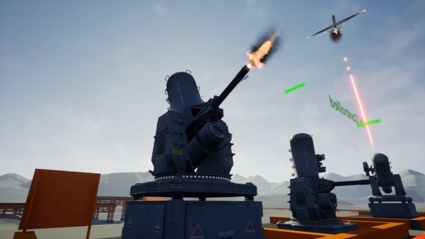 UE资产全功能固定武器系统 CIWS - 防空炮塔 Stationary weapon CIWS