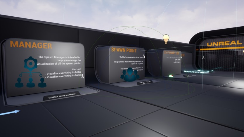 UE开放世界人工智能多人生成系统 Open World AI Multiplayer Spawn System UE4.26