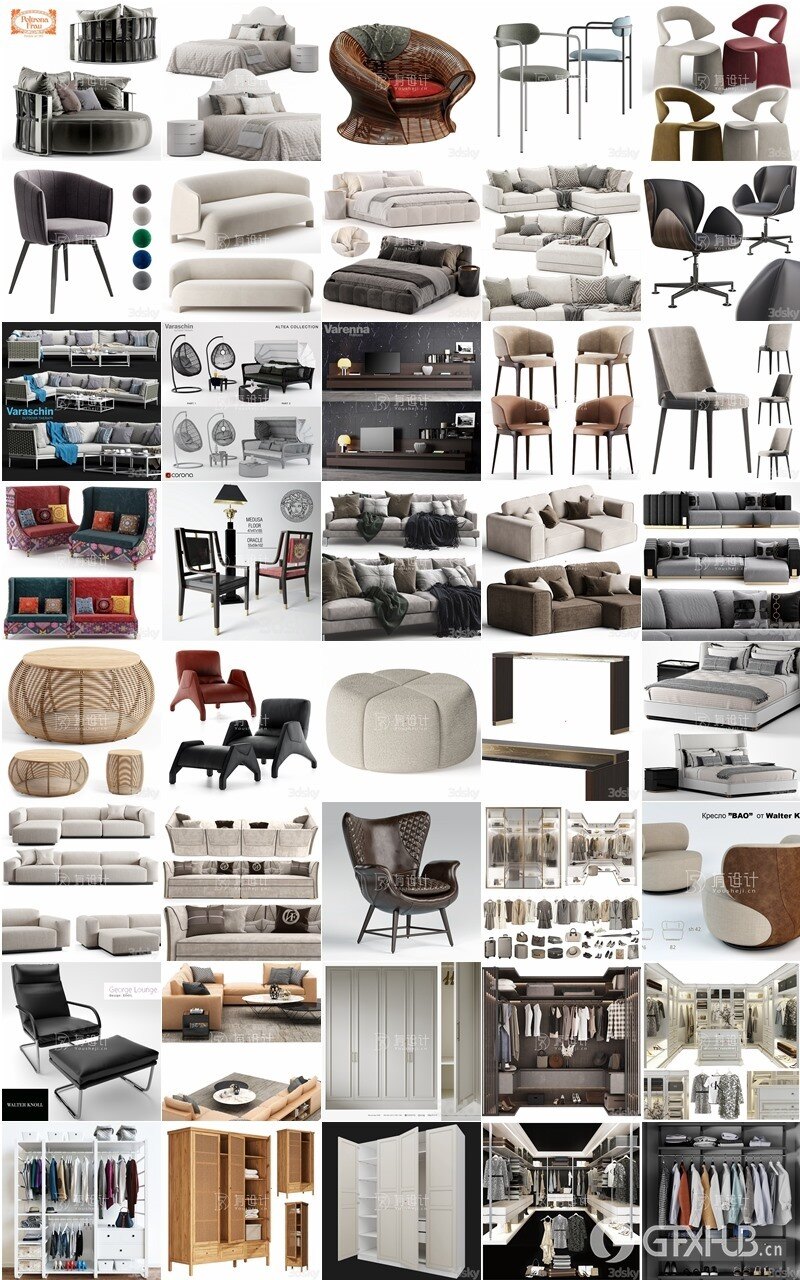 3dsky Pro 国外高精度3Dmax模型合辑2024年2月第1季 | 262套 | 17.5GB