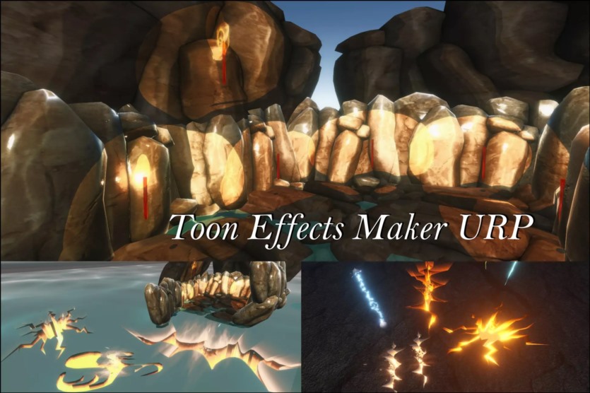 Unity动漫和卡通特效插件 Toon Effects Maker URP - Anime & Cartoon FX