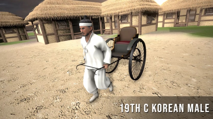 Unity19世纪韩国男性角色资产 Korean Male Character- 19th Century