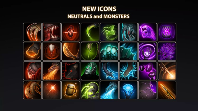 500个独特的手绘游戏技能图标 500 Skill Icons v1.4