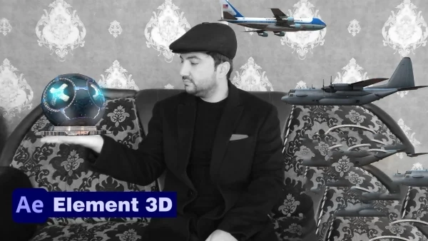 AE E3D插件使用教程 Skillshare – Element 3D Plugin Complete Course