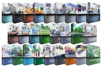 CGAxis 1000+3D模型超级捆绑 CGAxis – 1000+ 3D Models Bundle