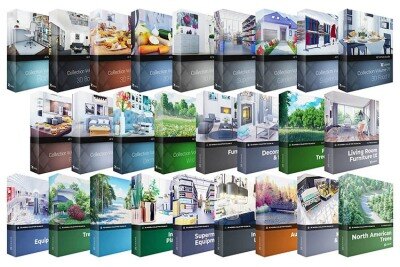 CGAxis 1000+3D模型超级捆绑 CGAxis – 1000+ 3D Models Bundle