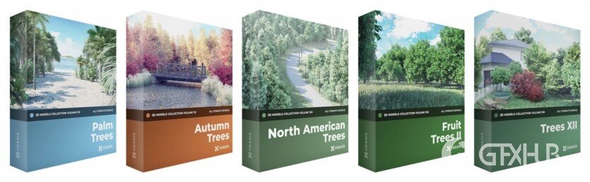 CGAxis 1000+3D模型超级捆绑 CGAxis – 1000+ 3D Models Bundle