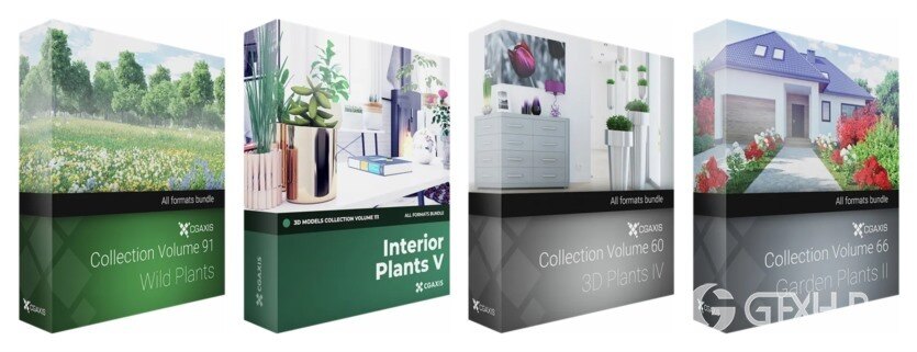 CGAxis 1000+3D模型超级捆绑 CGAxis – 1000+ 3D Models Bundle