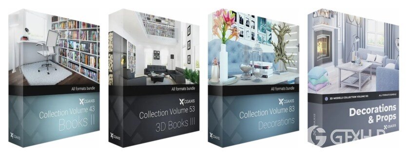 CGAxis 1000+3D模型超级捆绑 CGAxis – 1000+ 3D Models Bundle