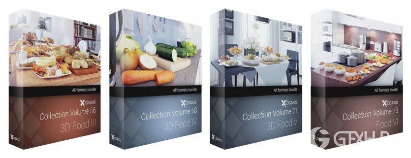 CGAxis 1000+3D模型超级捆绑 CGAxis – 1000+ 3D Models Bundle