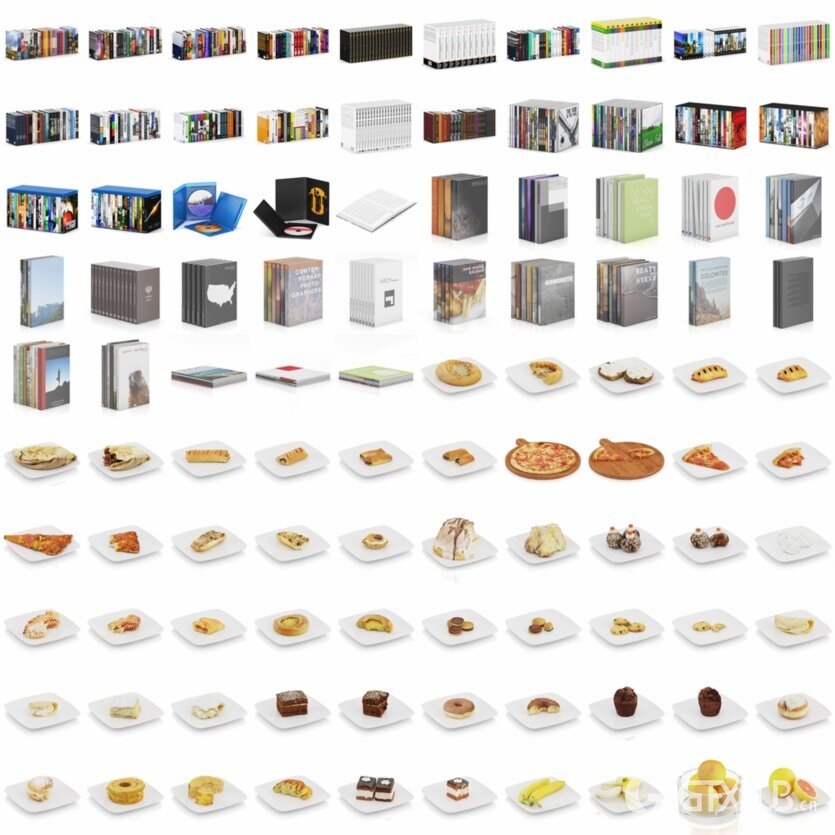 CGAxis 1000+3D模型超级捆绑 CGAxis – 1000+ 3D Models Bundle