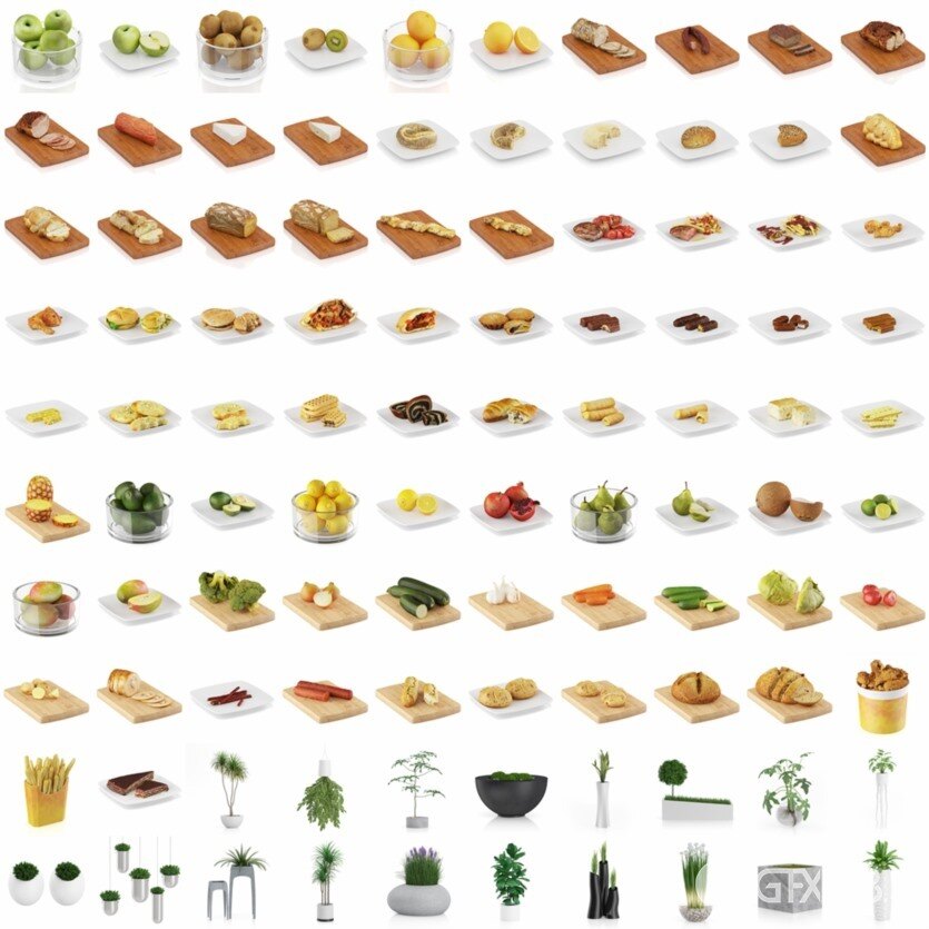 CGAxis 1000+3D模型超级捆绑 CGAxis – 1000+ 3D Models Bundle