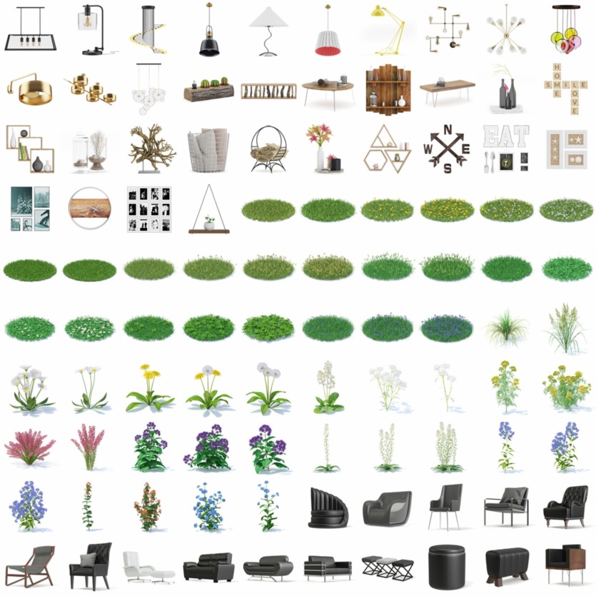 CGAxis 1000+3D模型超级捆绑 CGAxis – 1000+ 3D Models Bundle