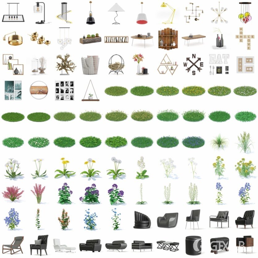 CGAxis 1000+3D模型超级捆绑 CGAxis – 1000+ 3D Models Bundle