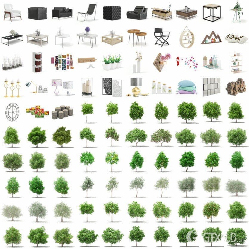 CGAxis 1000+3D模型超级捆绑 CGAxis – 1000+ 3D Models Bundle