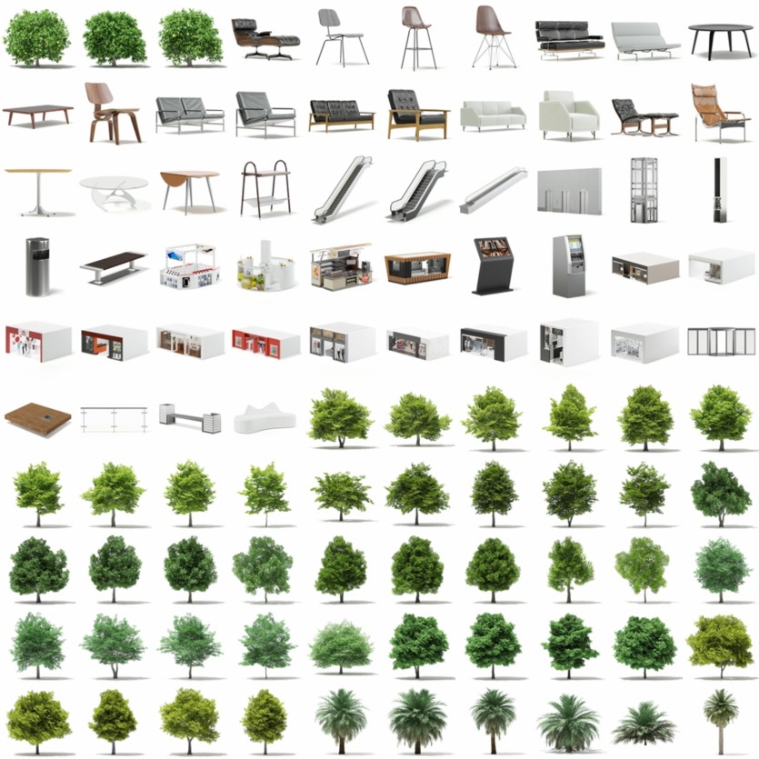 CGAxis 1000+3D模型超级捆绑 CGAxis – 1000+ 3D Models Bundle