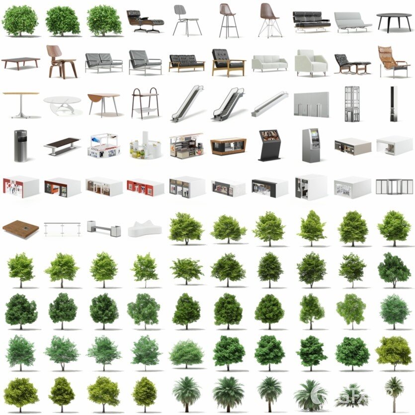 CGAxis 1000+3D模型超级捆绑 CGAxis – 1000+ 3D Models Bundle